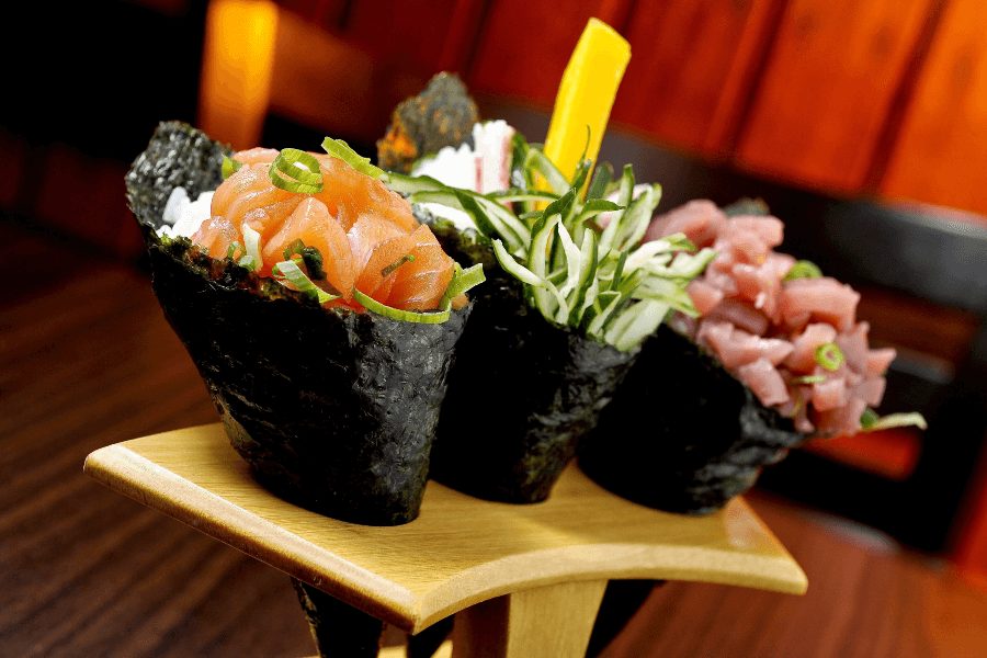 hvad er maki sushi temaki rullen