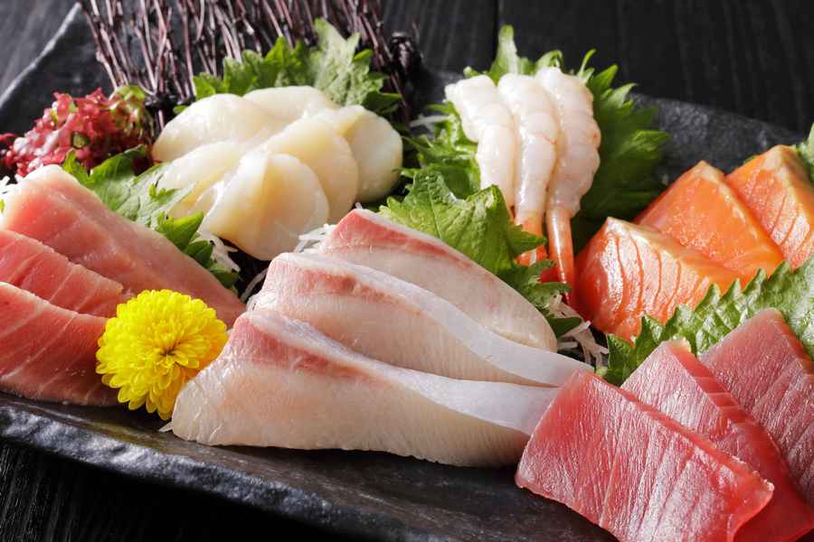 Japansk mixed sashimi