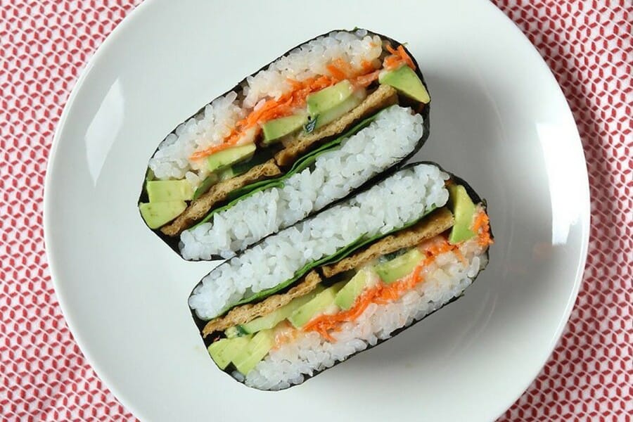 Alt om japansk Onigirazu også kendt som Sushi Sandwich